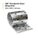 3M Fire Barrier Duct Wrap 615+, Space-Saving, Commercial Kitchen Grease and Ventilation Ducts Applications, 24 in x 25 ft, 1 Roll