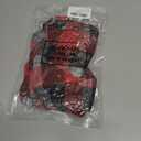 Geyoga 3 Pcs Snood for Dogs Ears Wrap Red Black Plaid Dog Calming Earmuffs Winter Puppy Hats Noise Cancelling Anxiety Relief Puppy Hoodies for Christmas Wearing in Bathing Grooming Ear Care(Large)