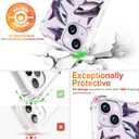 CCFUNCASE Compatible with iPhone 14 Case Clear Cute for Women - Rugged Phone Cases Funda Protector Cover Skin (Blue Cool Fierce Sharks)