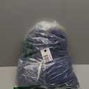 Lush Decor Boho Macrame Textured Cotton Window Curtain Panel Single 40" W x 84" L Navy - Macrame Curtains for Windows, Room Divider, Boho Wall Decor