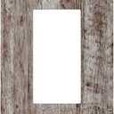 Light Switch Cover Plate Rustic Wood Grey Brown Vintage Wooden Plank 1 Gang Outlet Covers Single Rocker Decorative Switch plates Electrical Wall Plates GFCI Receptacle for Farmhouse Home Decor