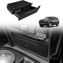 Muslogy Console Storage Drawer Compatible with Toyota 4Runner 2014-2022 2023 2024 Accessories Center Console Organizer Insert Cubby Storage Box With Anti-Slip Mat (One-Touch Self-Locking Mechanism)