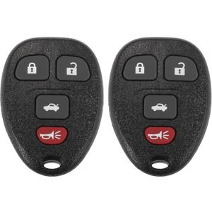X AUTOHAUX 2pcs 315MHz OUC60270 Replacement Keyless Entry Remote Car Key Fob for Chevy Impala 2006-2016 for Monte Carlo 06-08 for Buick Lucerne 06-11 4 Buttons 15912859
