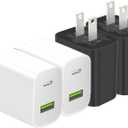 4 Pack USB C Charger Block, Dual Port Type C Wall Charger Fast Charging 20W Power Adapter Cube for iPhone 14/14 Pro/14 Pro Max/14 Plus/13/12/11, XS/XR/X, iPad, Samsung, More