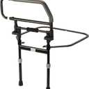 yeshine Bed Rails for Elderly Adults, Foldable Bed Side Rails for Seniors, Adjustable Bed Safety & Assist Cane, Heavy Duty Bed Grab Bar for Fall Prevention, 300Lbs Adult Bed Guard Rail, 504E