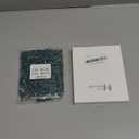 Honoson 180 Count 5 mm Winter LED Replacement Bulbs Bulk Wide Angle Winter LED Light Bulbs String Replacement Festival Light Garland Outdoor Tree Home Decoration (Green Base with Cold White Bulb)