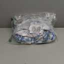 Horaldaily 4PCS Christmas Dining Chair Covers, Blue Snowman Stretch Removable Washable Slipcover Chair Protector for Dining Room Home Decor , 4 Pillow Case, Size 18"D x 18"W x 23"H