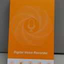 128G (9800 Hour) Voice Activated Recorder, Double-Sided Magnetic Voice Recorder with Playback, Audio Recorder with AI-Intelligent Noise Reduction, 70H Continuous for Lectures, Meetings (Black)