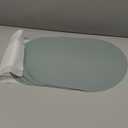 Mint Green Oval Silicone Placemats Set of 4 – Heat Resistant, Waterproof, Easy to Clean Non-Slip Modern Dining Table Mats – Premium Leather Textured Japandi Kitchen Decor