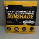 for Porsche Cayenne 2019-2024 2025 Windshield Sun Shade - 4 Layers Car Sunshades for Front Windows Shade Cover Custom Fit Cayenne Sun Visor 250T Retractable Shade Blocks UV Rays Car Accessories