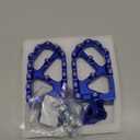JFG RACING Dirt Bike Foot Pegs,Lengthen Dirtbike Footpegs CNC for YZ65 18-23/YZ85 02-23/ YZ125 97-23/YZ250 98-23/YZ250F WR250F 01-23/YZ450F WR450F 03-23/YZ125X 17-23/YZ250X YZ250FX YZ450FX WR426F-Blue (Large)