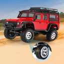 COOWOO Brass RC Wheel Rings, Internal Clamp Beadlock Rings Upgrade Parts for 1/18 TRX-4M RC Crawler Cars with 1.0 Wheels, Compatible with Stock Tires, Set of 4, Black