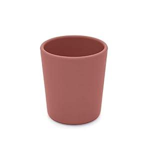 Nouka My First Cup | 100% Food-Grade Silicone | Small Design is Easy to Hold | Non-Slip & Soft | Dishwasher Friendly | Deep Moon | Size 6 Oz