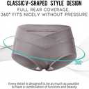 Mama Cotton Women's Under The Bump Maternity Panties Pregnancy Postpartum Maternity Underwear Multi-Pack, L
