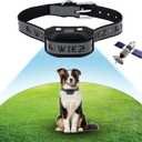 WIEZ GPS Wireless Dog Fence,Electric Dog Fence Collar, Range 65-3281ft, Adjustable Warning Strength, Rechargeable, Pet Containment System for Outdoor, Suitable for Most of Dogs