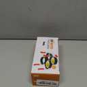 3 inch Stainless Steel Egg Rings for Egg Mcmuffins, 4 Pack, Egg Molds for Frying Eggs, Mini Pancakes Ring with Anti-scald Handle (4 pack, 3inch) (Red)