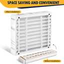 DerBlue 3PACK 20x25x5 MERV 13 Furnace Filter Replacement Compatible with Lennox X6673 HCF20 Pleated HVAC,Foldable Design for Easy Installation & Space-Saving (Actual Size: 19.75 x 24.75 x 4.38 In)