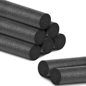 Pangda 8 Pcs Foam Backer Rod for Gaps Concrete Crack Filler 2 Inch x 26.25 ft Caulk Saver Bulk Gray Concrete Expansion Joint Filler Driveway Crack Filling for Joints Gaps Filling Industrial Sealants
