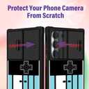 Funermei for Samsung Galaxy S25 Ultra Case - Women Girls Cute Phone Cover Pretty Aesthetic Girly Game Unique Funny Design with Camera Cover Ring Stand Funda for Samsung S25 Ultra Case