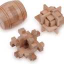 Sharp Brain Zone Barrel Brain Teaser Puzzle  Logic Puzzle for Cognitive Skills, Problem-Solving, Memory, and Creative Learning Activity