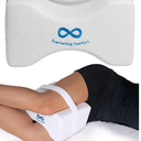 Everlasting Comfort Memory Foam Knee Pillow for Side Sleepers – Sciatica Pain Relief Pillow, Removable Strap Support – Leg Pillows for Sleeping Alignment, Knees, Back & Hip Cushion