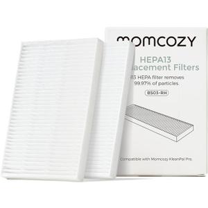 Momcozy KleanPal Pro Air Filter Replacement 99.97% Effective Filtration for Baby Bottle Washer Safe & Easy Install Premium Quality Filter for Cleaner Baby Bottles, 2-Pack