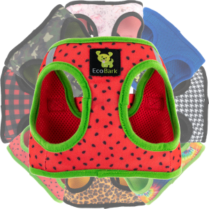 EcoBark Step in Dog Harness Reflective Soft Ultra Padded Mesh Dog Harnesses for XXS, XS, Small, and Medium Dogs EcoFriendly Comfort Secure Halter No Pull Adjustable Pet Vest