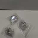 Chrome AC Heater Blower Fan Control Knobs (3 Pcs) | Compatible with Peterbilt 330 350 357 367 375 378 379 384 386 387 HVAC Climate Control Module Switch | Replaces 702-5401 121-0001-000