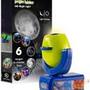 Projectables Six Image LED Plug-In Night Light, Light Sensing, Auto On/Off, Projects Solar System, Earth, Moon, Safari, Aquarium, and Coral Reef on Ceiling, Wall, or Floor 13347 (Green/Blue - Space, Earth & Wildlife)