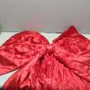 32 x 41 Inches Christmas Extra Large Satin Bows Giant Christmas Tree Topper Bow Decorations for Home Xmas Tree Toppers Wreath Wall Birthday Wedding Engagement Party Decor(Red)