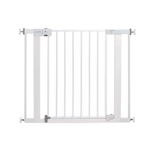 Safety 1st Easy Install Baby Gate for Doorways, Auto-Close Pressure-Mounted Magnetic Latch, Indoor Dog Gates, No Drilling, Fits 29"-38", White