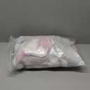 MYSKY HOME Pink Purple Curtains for Girls Bedroom - 54 Inch Long White Pom Pom Sheer Small Double Layer Grommet Room Darkening Nursery Curtains, 52 X 54 in