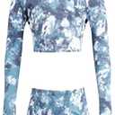Kanu Surf Girls Long Sleeve Rashguard UPF 50 Two Piece Swim Set. Size 10