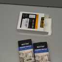 BESTTEN 2 Pack Dimmer Light Switch, Universal Lighting Control, Single Pole or 3 Way, Compatible with LED Dimmable Lamp, CFL, Incandescent, Halogen Bulb, Decorator Wallplate Included, UL Listed, White (Standard)