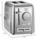 Cuisinart CPT-620 2-Slice Custom Select Toaster, Stainless Steel