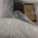 COLAMY Upholstered Dining Chairs Set of 6, Modern Fabric Dining Room Kitchen Side Chair with Padded Seat and Wood Legs for Restaurant/Cafe, Beige