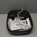 HOSPAN Collapsible Foot Spa with Heat, Bubble, Red Light, and Temperature Control, Foot Bath Massager with 8 Shiatsu Massage Rollers, Pedicure Foot Spa for Relaxation and Stress Relief, Black