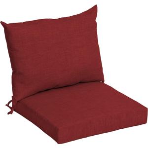 ARDEN Outdoor Dining Chair Cushion, 21 x 21, Rain-Proof, Fade Resistant 21 x 21, Ruby Red Leala
