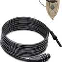 NDakte Bike Lock, Extra Long Straight Cable Lock (6FT, 12FT, 18FT, 22FT, 27ft) with Resettable Combination, Unique Narrow Designed for Kayaks, Scooters, Paddle Boards and Outdoor Gear