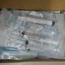 JOLLY PARTY 100 Pack 3ml Syringes with Caps, Mini 3cc Syringe Needleless, Small Oral Syringe with Tip Cap Individually Wrapped for Scientific Labs, Liquid Measuring, Pet Feeding, Oil & Glue Dispenser