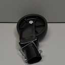 Trailer Jack Single Wheel, Black