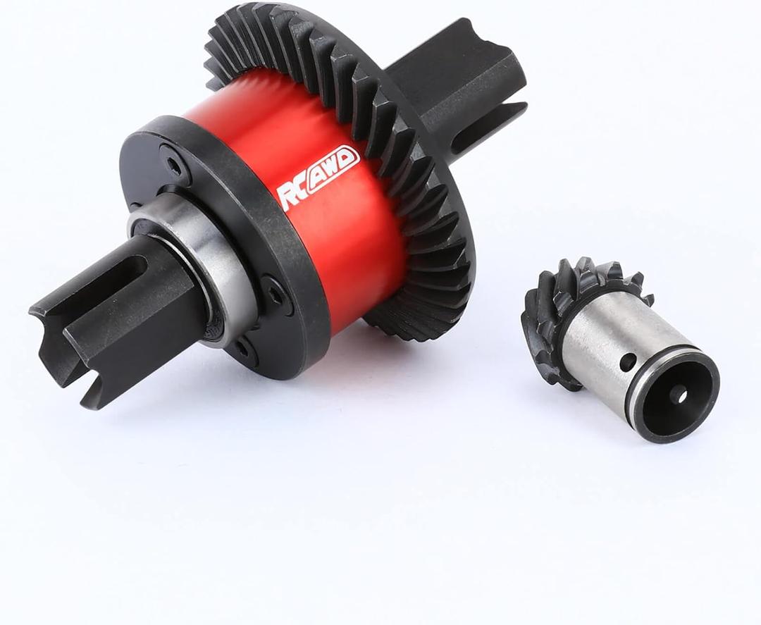 RCAWD 40Crmo Steel 39t & 12t Differential Gear Set for Arrma 1/5 Kraton Outcast 8S BLX Front Rear Diff EXB Series Upgrades Part