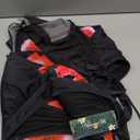 Girl Swimsuit One Piece Swim Dress Adjustable Straps Bathing Suit with Bottom, Size L