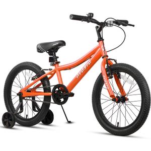 AVASTA Bilbo 18 20 24 Inch Kids Bike for Boys Girls 5-14 Years Old, Retro Style High Carbon Steel Bicycle with Adjustable Handlebars and Seat, Dual V-Brakes, Kickstand, Multiple Colors