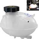 68289857AA Engine Coolant Reservoir Tank with Cap Compatible with 2017 - 2022 Jeep Compass, 2015 - 2018 Jeep Renegade, 2016 - 2018 Fiat 500X | Overflow Tank Replaces# 603-841, 68327756AA