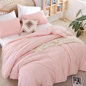 weigelia Queen Size Comforter Set Pink Comforter Modern Bedding Set for All Season Soft Lightweight Microfiber Girls Women Comforter Set (1 Blush Comforter, 2 Pillowcases)