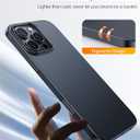 TORRAS Slim Fit for iPhone 16 Pro Case, Ultra Thin for iPhone 16 Pro Case, Lightweight Matte Anti-Scratch Hard PC Cover Phone Case for iPhone 16Pro 6.3 inch, Black