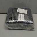 joybest Pack of 6 Round Tablecloths 60 Inch Black Table Cloth Fit 20 to 42 Inch Tables, Washable Polyester Fabric Table Cover for Wedding Party Reception Formal Events