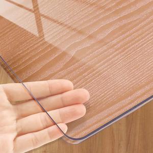 Kasepie 3mm Thick Clear Table Cover Protector 42 * 72in Waterproof - Heavy Duty Plastic Table Cover for Dining Table Kitchen Home, Oil Resistant & Easy Wipe (42 * 72in)