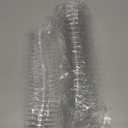 Yinkin 24 Pcs 5 oz Plastic Martini Glasses Disposable Clear Cocktail Dessert Parfait Glasses Unbreakable Mini Martini Cups for Wedding Party Bowl Wine Ice Cream